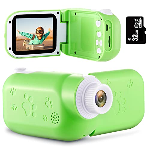 Camera for Kids 3-10 Years,Kids Digital Camera Christmas Birthday Gifts for Boys and Girls,2.4 Inch 1080p Dual Lens Children Video Camera Toys (32G)