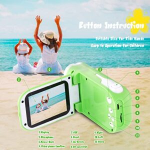 Camera for Kids 3-10 Years,Kids Digital Camera Christmas Birthday Gifts for Boys and Girls,2.4 Inch 1080p Dual Lens Children Video Camera Toys (32G)