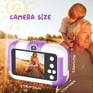 Camera for Kids 3-10 Years,Kids Digital Camera Christmas Birthday Gifts for Boys and Girls,2.4 Inch 1080p Dual Lens Children Video Camera Toys (32G)