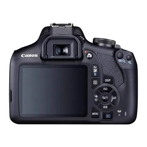 Camera EOS 2000D (Rebel T7) DSLR Camera w/EF-S 18-55mm F/3.5-5.6 Zoom Lens + Case + Sandisk 64GB Memory Card + 3pc Filter Kit + Card Reader + Tripod + Cleaning Kit (International Model)