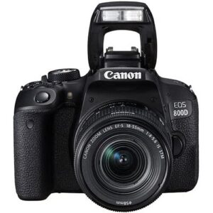 800D (T7i) DSLR Camera with 18-55mm is STM Zoom Lens Bundle + 64GB Memory, Case, Tripod and More