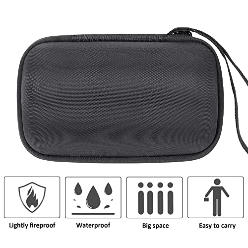 khanka Hard Travel Case Replacement for Sony SRS-XB13 Extra Bass Compact Portable Waterproof Bluetooth Speaker (Black)