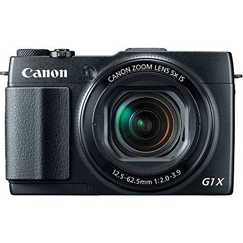 Canon PowerShot G1 X Mark II Digital Camera (9167B001) + 64GB Memory Card + NB13L Battery + Charger + Card Reader + Corel Photo Software + HDMI Cable + Case + Flex Tripod + Hand Strap + More (Renewed)