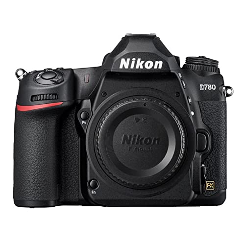 Nikon D780 DSLR Camera 24.5MP Body W/Nikkor 50mm f/1.8G Lens- 64GB Extreme Speed Card, LED Always on Light, Tripod,Gripod, Case, and More (30pc Bundle)