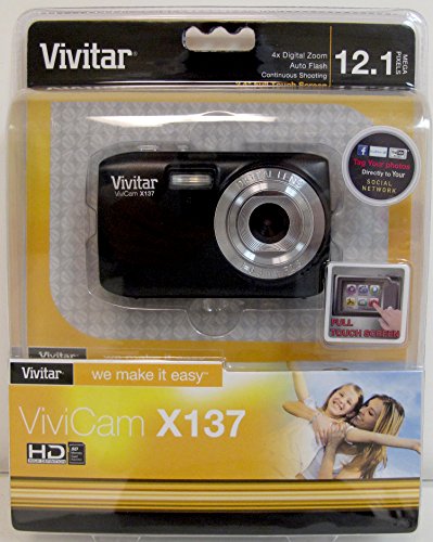 Vivitar 8.1MP Camera 1.8-Inch TFT Panel (V8119-BLK-PR)