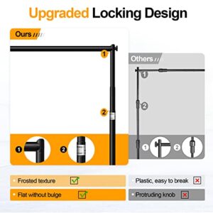 Emart Banner Stand, 10x8 ft Heavy Duty Adjustable Step and Repeat Backdrop Stand Kit for Photography, Trade Show, Photo Booth