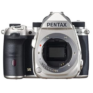 Pentax K-3 Mark III APS-C-Format DSLR Camera Body, Silver HD D FA 70-210mm F4 ED SDM WR Lens D-BG8 Battery Grip