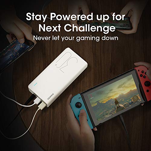 ROMOSS 30000mAh Power Bank Sense 8+, 18W PD USB C Portable Charger with 3 Outputs & 3 Inputs External Battery Pack Cell Phone Charger Battery Compatible with iPhone 13 12, Samsung Galaxy iPad and More