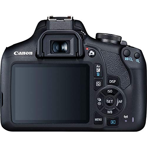 Canon EOS 2000D (Rebel T7) DSLR Camera with EF-S 18-55mm f/3.5-5.6 is II Lens + 64GB SDXC, Digital Flash, Extended Life Replacement Battery, Water Resistant Gadget Bag & More (19pc Bundle)