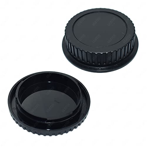 Front Body Cap and Rear Lens Cap Cover for Canon EOS EF/EF-S Lens for Rebel T7 T6 T5 T8i T7i T6i SL3 SL2 T6S,5D Mark IV/III/II, 6D Mark II/I, EOS 90D/80D 77D 70D, 7D Mark II, 1D X Mark II