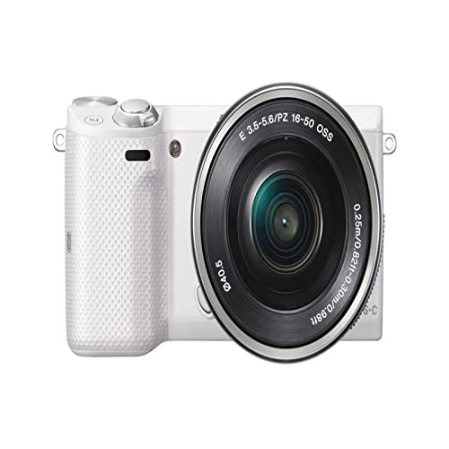 DYOSEN Digital Camera NEX-5TL Mirrorless Digital Camera with 16-50mm Power Zoom Lens Digital Camera Photography (Color : W)