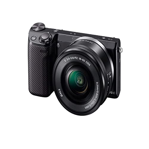 DYOSEN Digital Camera NEX-5TL Mirrorless Digital Camera with 16-50mm Power Zoom Lens Digital Camera Photography (Color : W)