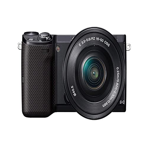 DYOSEN Digital Camera NEX-5TL Mirrorless Digital Camera with 16-50mm Power Zoom Lens Digital Camera Photography (Color : W)