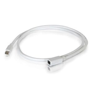 C2G Mini Display Port Cable, Long Extension Cable, Male to Female, White, 10 Feet (3.04 Meters), Cables to Go 54415