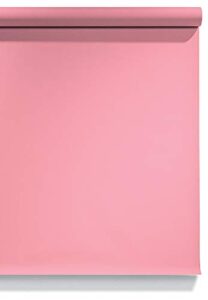 superior seamless photography background paper, #17 carnation pink 53 inches wide x 18 feet long (made in usa)