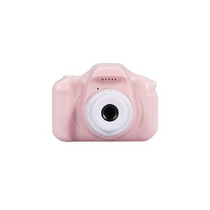 penchen x2 kids camera 2 inch hd color display rechargable camera camera lovely camera with 32gb memory ca pink