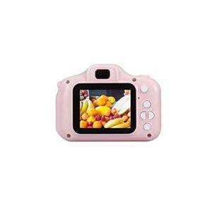 PENCHEN X2 Kids Camera 2 inch HD Color Display Rechargable Camera Camera Lovely Camera with 32GB Memory Ca Pink