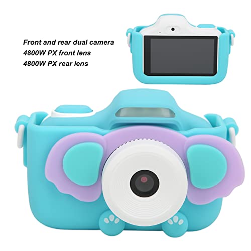 ASHATA Kids Selfie Camera, Christmas Birthday Gifts for Child Age 3 and Above, 48MP HD Digital Video Cameras Mini for Preschool Toddler 3 4 5 6 7 8 Year Old Boy Toy with WiFi