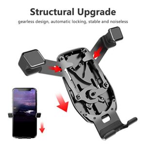 AYADA Phone Holder Compatible with Mazda CX-5, CX5 Phone Holder Phone Mount Upgrade Design Gravity Auto Lock Stable Easy to Install CX-5 Accessories 2017 2018 2019 2020