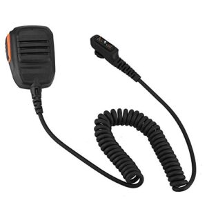 speaker mic for hytera,sensitivity up to 94±3db, walkie talkie speaker with 360° back clip for for pd700, pd700g, pd708, pd702g, pd780, pd780g, pd788, pd782, pd705, pd705g, pd785, pd785g