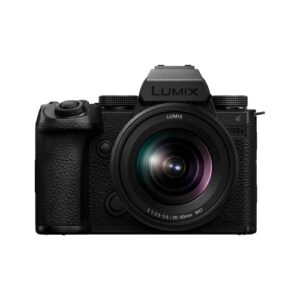 panasonic lumix s5iix mirrorless camera, 24.2mp full frame with phase hybrid af, unlimited 4:2:2 10-bit recording, 5.8k pro-res, raw over hdmi, ip streaming with 20-60mm f3.5-5.6 lens – dc-s5m2xkk