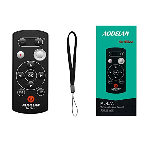 AODELAN for Nikon P1000 Z50 Camera Remote Control P950 B600 A1000 Z30 Z6 II Z7 II Zfc Z fc Shutter Release (Replace Nikon ML-L7)