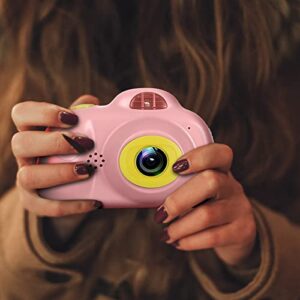 sumduino children’s camera new multi-function digital 24 megapixel high-definition camera shake-proof and fall proof game sports camera 16x electronic zoom (pink)