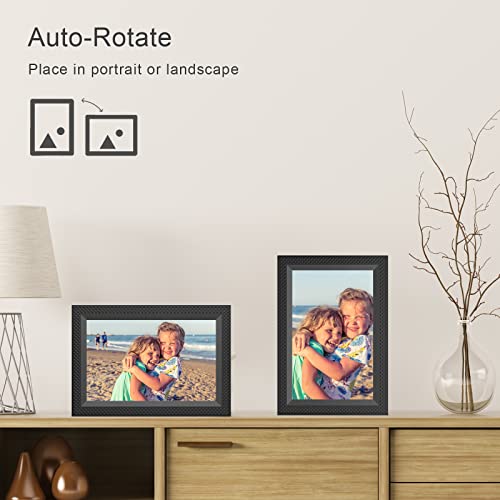 Frameo 10.1 Inch Smart WiFi Digital Photo Frame, Digital Picture Frame,Built-in 16GB Storage,IPS Touch Screen, Auto-Rotate, Slideshow, Load Photo and Video via Free App from Phone