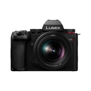 panasonic lumix s5ii mirrorless camera, 24.2mp full frame with phase hybrid af, new active i.s. technology, unlimited 4:2:2 10-bit recording with 20-60mm f3.5-5.6 l mount lens – dc-s5m2kk (renewed)