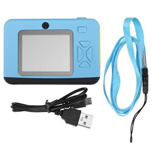 Children Camera, 2.0in Cute Look Anti‑Drop Children Camera IPS Screen for Gift(Blue)