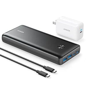 Anker 747 Power Bank (PowerCore 26K for Laptop), 87W Max Output with 65W USB-C Charger, Works for MacBook Pro, Dell XPS, Microsoft, Pixelbook, iPhone 13 series, Samsung, iPad Pro, and More