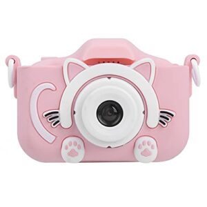 RvSky Camera Accessories Children Camera Cartoon Digital DV Taking Pictures Toy (粉色)