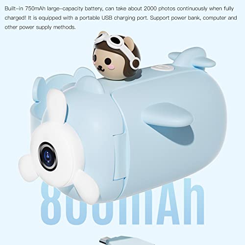 Kids Camera, Cartoon Bear Children Handheld DV Camera 50 Million Dual Camera 1080P HD Children Digital Camera for Kids Girls Boys 3-9 Years Old