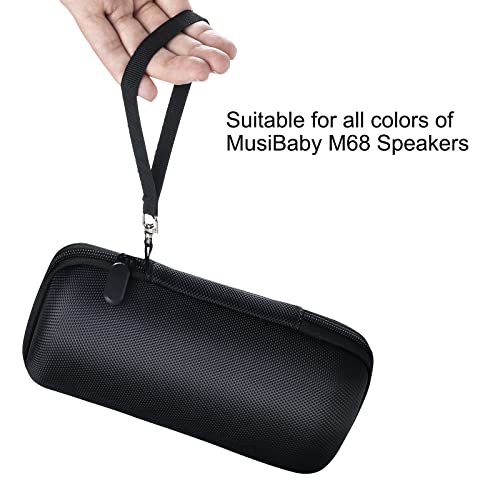 MusiBaby M68 Hard Case, Hard Travel Case for MusiBaby Bluetooth Speakers, Specially Designed and Manufactured by MusiBaby-Black