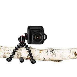 Joby GorillaPod 5K GripTight Mount PRO Kit, Aluminum Flexible Tripod Stand and BallHead 5K with Locking Phone Mount, Easy Landscape or Portrait Mode, Supports up to 5kg (11lb), Black (JB01830-BWK)