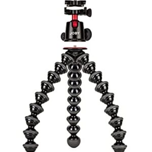 Joby GorillaPod 5K GripTight Mount PRO Kit, Aluminum Flexible Tripod Stand and BallHead 5K with Locking Phone Mount, Easy Landscape or Portrait Mode, Supports up to 5kg (11lb), Black (JB01830-BWK)