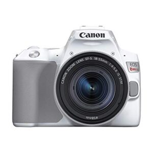 Canon EOS Rebel SL3 Digital SLR Camera with EF-S 18-55mm Lens Kit, Built-in Wi-Fi, Dual Pixel CMOS AF and 3.0 inch Vari-Angle Touch Screen, White