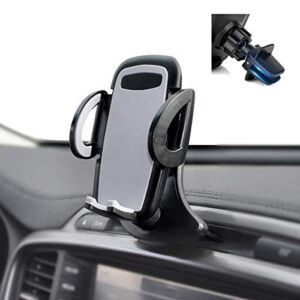 cd slot car phone mount, universal cd slot & air vent car phone holder hands-free cd player car cradle vehicle mount for iphone 14 13 12 11 pro max xs xr se galaxy s22 s21 s20 s10 android phones
