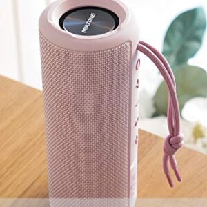 MIATONE Outdoor Portable Bluetooth Speakers Wireless Speaker Waterproof - Pink