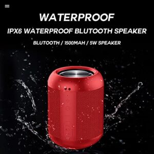 Bluetooth Speakers, Portable Wireless Speaker, Portable Waterproof Speaker with IPX6 Waterproof for iPhone, Samsung, 24H Playtime,Upgraded