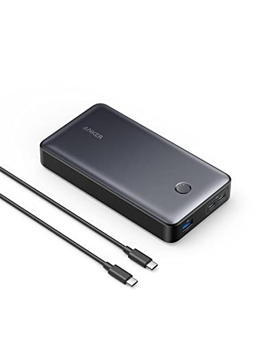 Anker Portable Charger, 24,000mAh 65W Power Bank, 537 Power Bank (PowerCore 24K for Laptop), for MacBook Pro, Dell XPS, Microsoft Surface, iPad Pro, iPhone 14 Pro, Apple Watch Series 5, and More