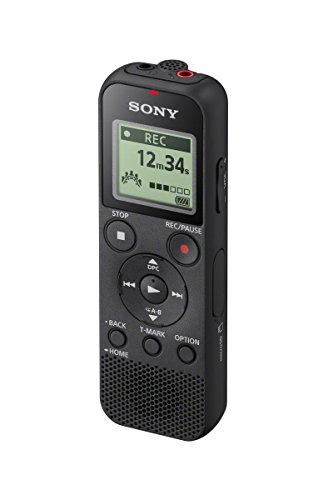 Sony ICD-PX370 Mono Digital Voice Recorder with Built-In USB Voice Recorder,black