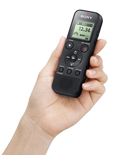 Sony ICD-PX370 Mono Digital Voice Recorder with Built-In USB Voice Recorder,black