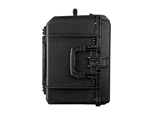 Monoprice Weatherproof / Shockproof Hard Case with Wheels - Black IP67 level dust and water protection up to 1 meter depth with Customizable Foam, 26" x 20" x 14"