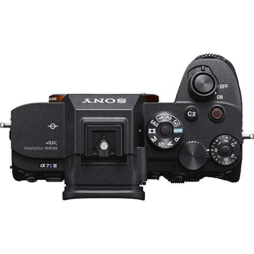 Sony Alpha a7S III Mirrorless Digital Camera (Body Only) ILCE7SM3/B + 64GB Memory Card + 2 x NP-FZ-100 Battery + Corel Photo Software + Case + Card Reader + LED Light + More (Renewed)