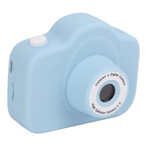 shanrya cartoon mini camera, child camera kids gift one key video recording 16 borders support mp3 for kids(sky blue)