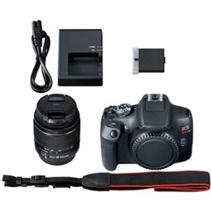 T7 DSLR Camera w/EF-S 18-55mm F/3.5-5.6 Zoom Lens + Al’s Variety Accessories Includes: 64GB Memory + Wide & Telephoto Threaded Lenses + Case + Tripod + Grip Pod + More (37pc Bundle)