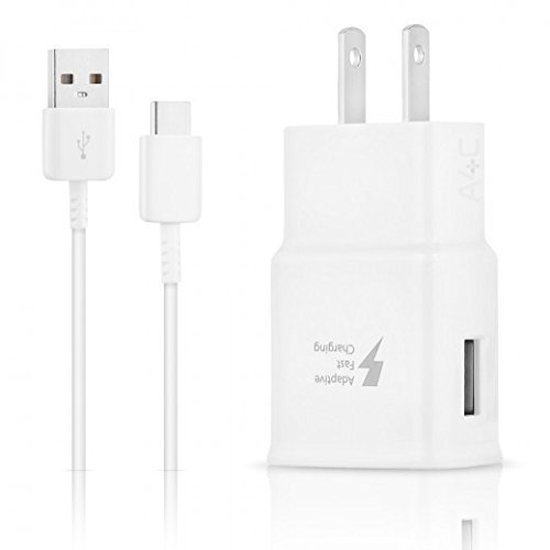 Works for Galaxy A32 5G OEM Adaptive Fast Charger Works for Samsung Galaxy A32 5G 15W with Certified USB Type-C Data and Charging Cable (White 3.3FT 1M Cable)