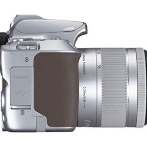 Canon EOS 250D (Rebel SL3) DSLR Camera w/ 18-55mm is STM Lens (Silver) (International Model) (Renewed)