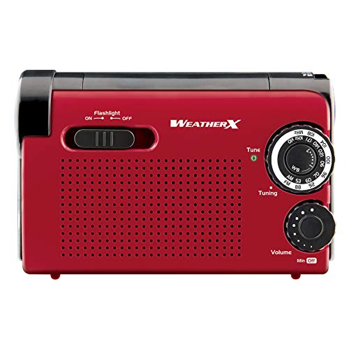 Weatherx WeatherX WR182R Instant NOAA Weatherband Radio (Black) Red/Black